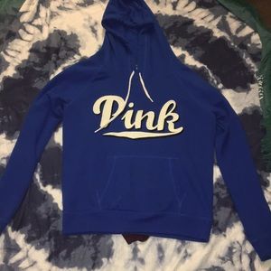 Victoria Secret PINK royal blue pullover